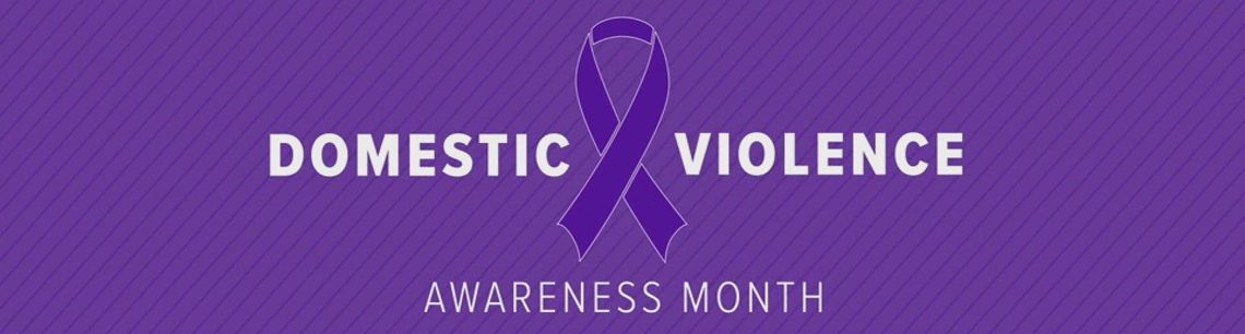 domestic violence awareness month ribbon.